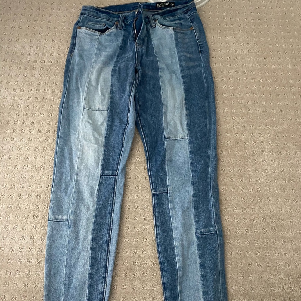 Blank NYC two tone jeans